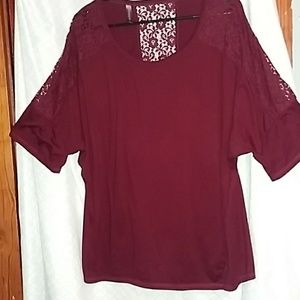 Maroon blouse